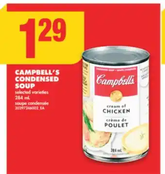 No Frills CAMPBELL'S CONDENSED SOUP, 284 ML offer