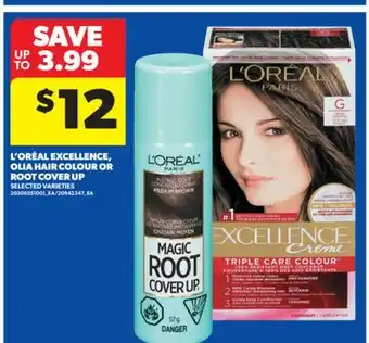 Real Canadian Superstore L' ORÉAL EXCELLENCE, OLIA HAIR COLOUR OR ROOT COVER UP offer