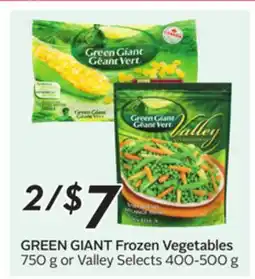 Sobeys GREEN GIANT Frozen Vegetables offer