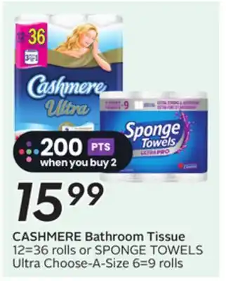 Sobeys CASHMERE Bathroom Tissue offer