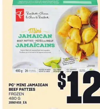 Loblaws PC MINI JAMAICAN, 480G offer