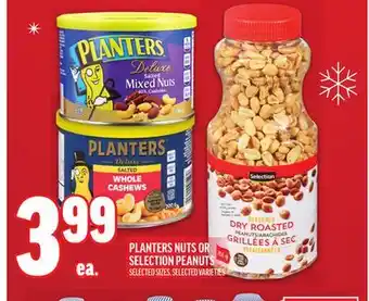 Metro PLANTERS NUTS OR SELECTION PEANUTS offer