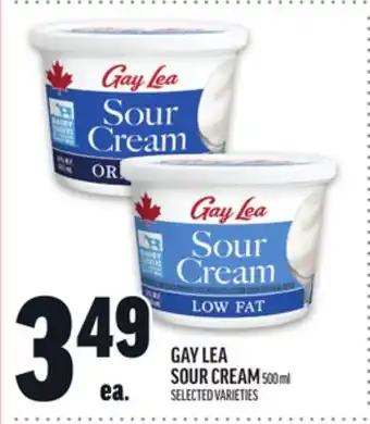 Metro GAY LEA SOUR CREAM offer