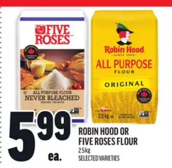 Metro ROBIN HOOD OR FIVE ROSES FLOUR offer