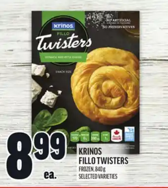 Metro KRINOS FILLO TWISTERS offer