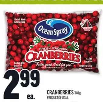 Metro CRANBERRIES offer