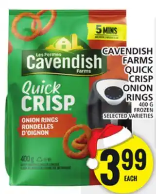 Food Basics CAVENDISH FARMS QUICK CRISP ONION RINGS offer