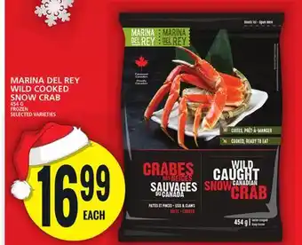 Food Basics MARINA DEL REY WILD COOKED SNOW CRAB offer