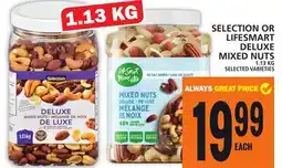 Food Basics SELECTION OR LIFESMART DELUXE MIXED NUTS offer