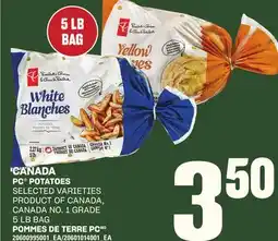 Independent Grocer PC POTATOES, 5 LB BAG offer