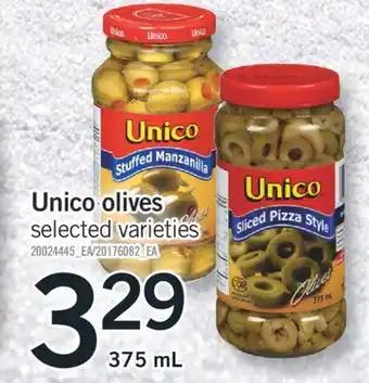 Fortinos UNICO OLIVES, 375 mL offer