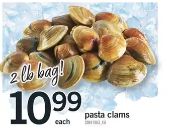 Fortinos PASTA CLAMS, 2 lb bag! offer