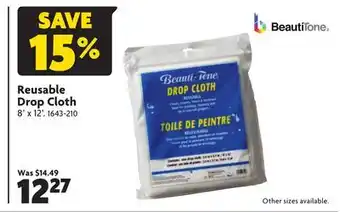 Home Hardware Reusable Drop Cloth offer