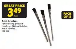 Home Hardware Acid Brushes offer