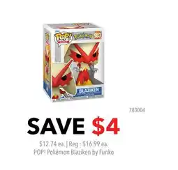 GameStop POP! Pokémon Blaziken by Funko offer