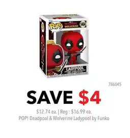 GameStop POP! Deadpool & Wolverine Ladypool offer