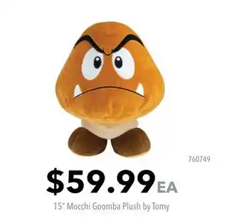 GameStop 15 Mocchi Goomba Plush by Tomy offer