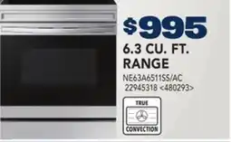 RONA 6.3 CU.FT. RANGE offer