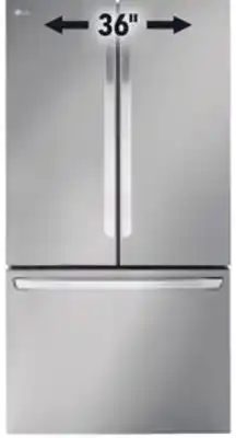 RONA LG 26.5 CU. FT REFRIGERATOR offer