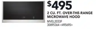 RONA LG 2 CU. FT. OVER-THE-RANGE MICROWAVE HOOD offer