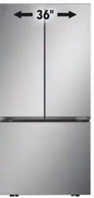 RONA LG 25 CU. FT. REFRIGERATOR offer