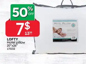 Rossy LOFTY Hotel pillow offer