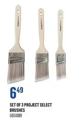 Canac Project Select Brushes Set/3 offer