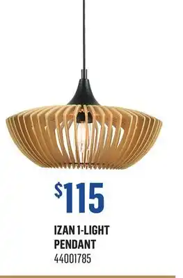 Canac Izan 1-Light Pendant offer