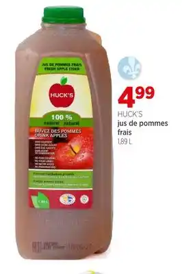 Avril HUCK'S JUS DE POMMES FRAIS offer