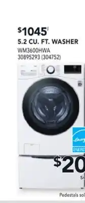 RONA SAMSUNG 5.2 CU. FT. WASHER offer