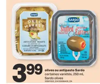 L'Intermarché olives ou antipasto Sardo , 250 mL offer