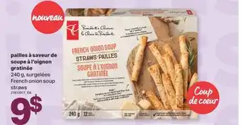 L'Intermarché PAILLES À SAVEUR DE SOUPE À L'OIGNON GRATINÉE 240 G, SURGELÉES offer