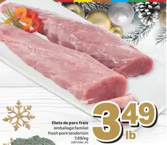 L'Intermarché filets de porc frais 7,69/kg offer