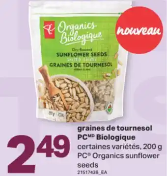 L'Intermarché GRAINES DE TOURNESOL PC BIOLOGIQUE 200 G offer