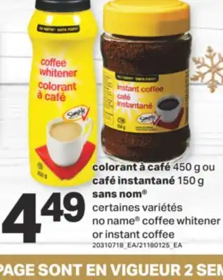 L'Intermarché colorant à café 450 g ou café instantané 150 g sans nom offer