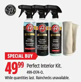 Canadian Tire Adam's Polishes Perfect Interior Ki offer