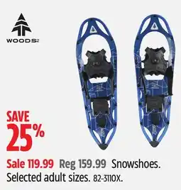 Canadian Tire Woods Snowshoes offer