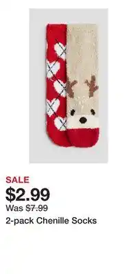 H&M 2-pack Chenille Socks offer