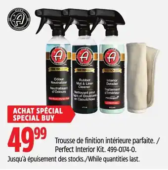 Canadian Tire Adam's Polishes Perfect Interior Kit offer