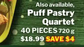 M & M Food Market Puff Pastry Quartet offer