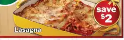 M & M Food Market Lasagna offer