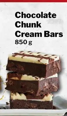 M & M Food Market Chocolate Chunk Cream Bars offer