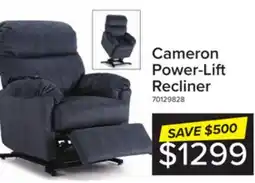 Leon's Cameron Power Lift Recliner - Slate Blue offer