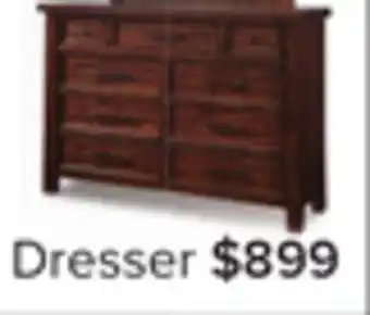 Leon's Eden 9 Drawer Dresser - Dark Brown offer