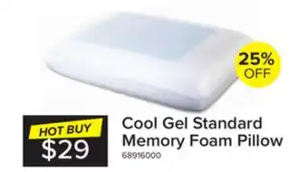 Leon's Cool Gel Standard Memory Foam Pillow offer