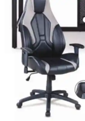 Leon's Zane Office Chair - Black and Grey offer