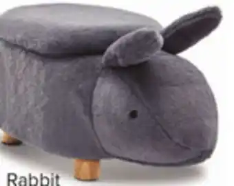 Leon's Rabbit Storage Ottoman - Dark Grey offer