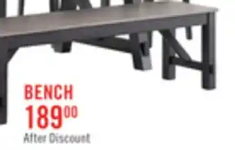 The Brick Zao Dining Bench, Melamine, 60W - Brown offer