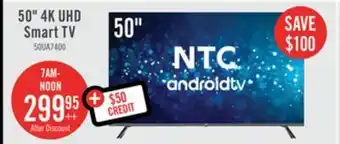 The Brick NTC 50 UHD Smart Android TV offer