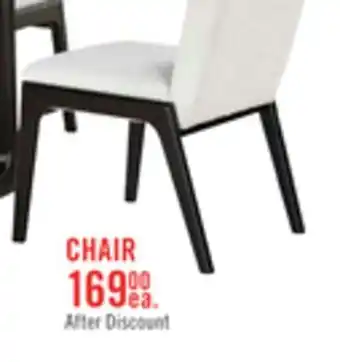 The Brick Alma Dining Chair with Boucle Fabric - Charcoal Black & White offer